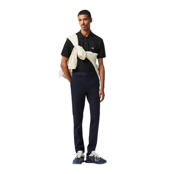 Lacoste Mens Organic Cotton Slim Chinos - Navy - 