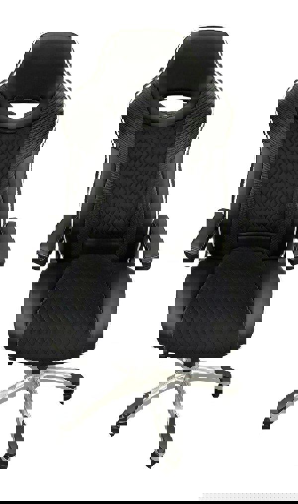 Dorel Home Silverstone Gaming Chair in Black