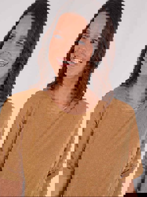 VIZ-A-VIZ Gold Asymmetric Top