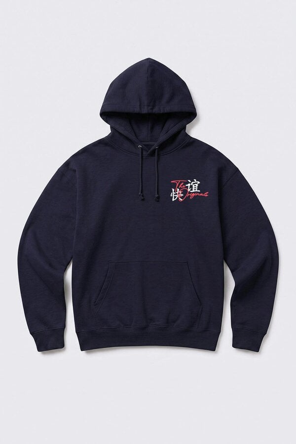 London Attitude Relaxed Fit Tokyo Japan Graphic Hoodie