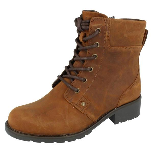 Clarks Ladies Clarks Ankle Boots Orinoco Spice
