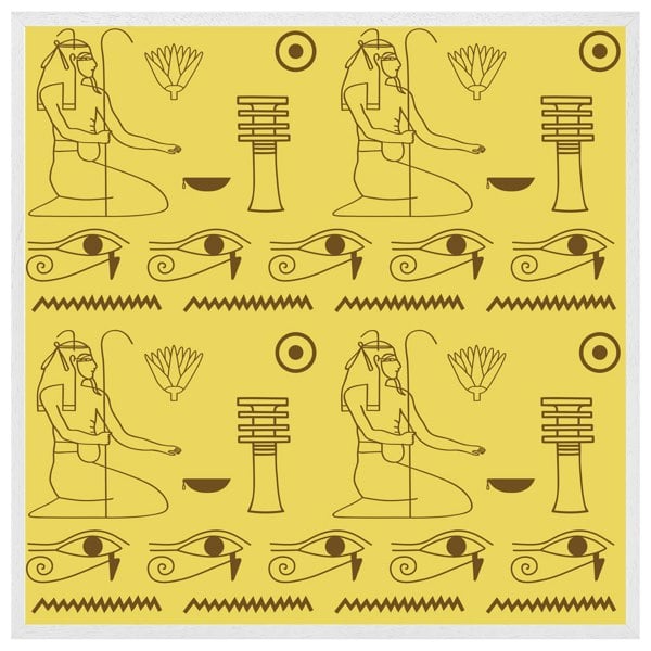 Benjamin Tate Design Pattern of egyptian hieroglyphics (Picture Frame)