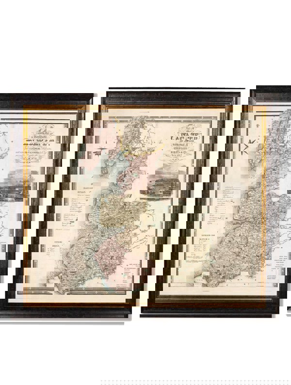 Exceptional Art c.1830 County Maps of England