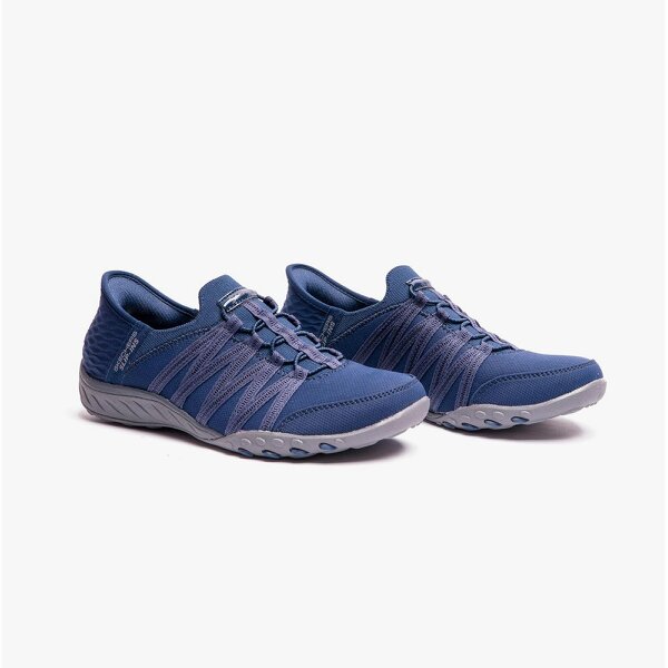 Skechers 100593/NVY BREATHE-EASY - ROLL-WITH-ME Casual Shoes Casual Shoes   in  Navy