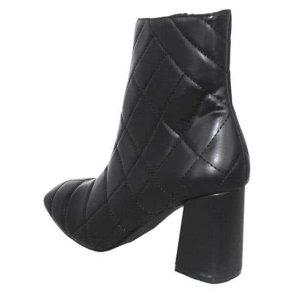 Spot On Ladies Spot On Block Heel Ankle Boots