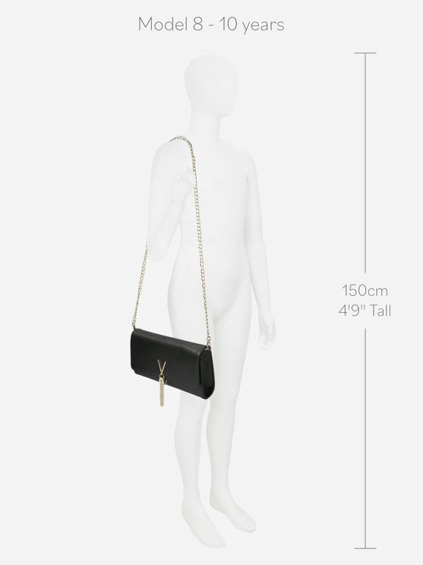 Valentino Divina Sa Pochette in Black (27cm)
