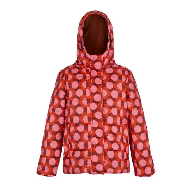 Regatta Girls Orla Kiely Plain Padded Jacket - Red