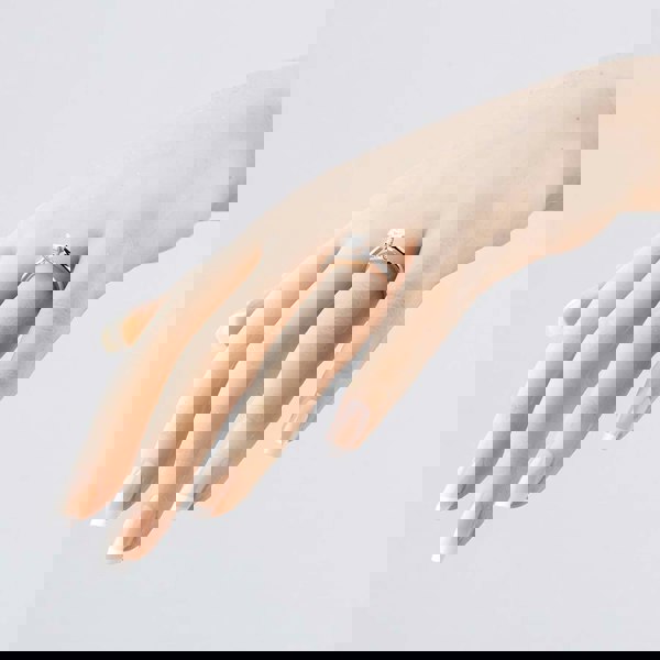 1888 Collection 9ct White Gold 0.50ct Princess Cut Diamond Solitaire Ring PPP01-9W-0.50-H-SI2