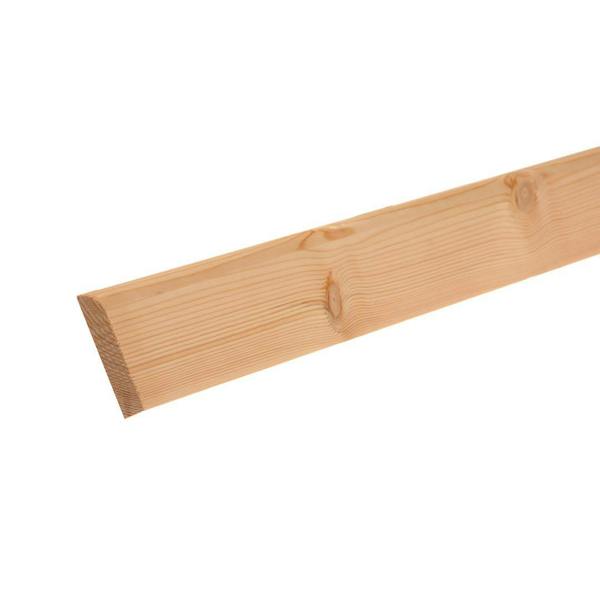 Snowdon Timber Pine Rounded Architrave (T) 12mm (W) 69mm (L) 2.1m - Pack of 5