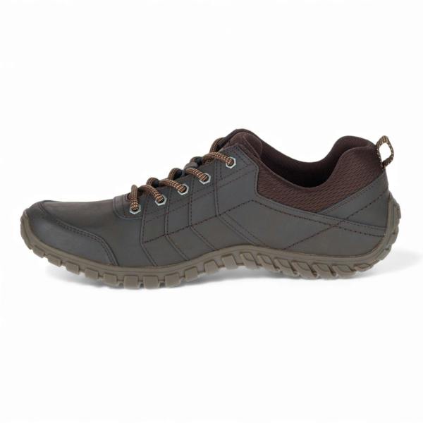 Instruct - Men’s Brown Leather Hiking Walking Trainers - Caterpillar - 2