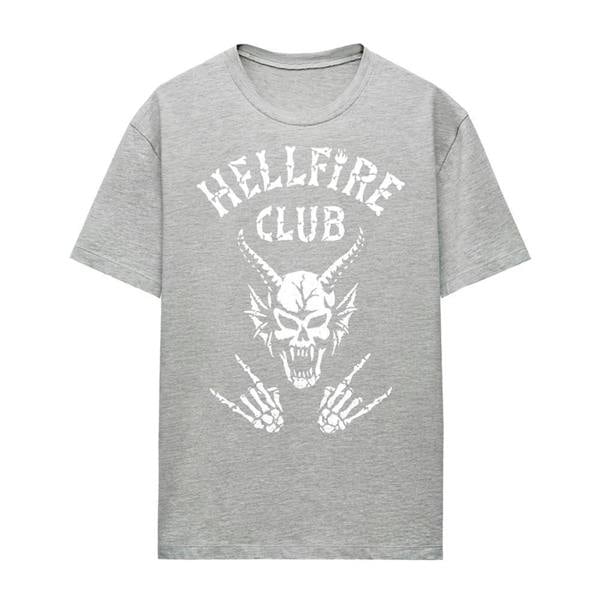 Stranger Things Womens/Ladies Hellfire Club Bones T-Shirt - Athletic Heather