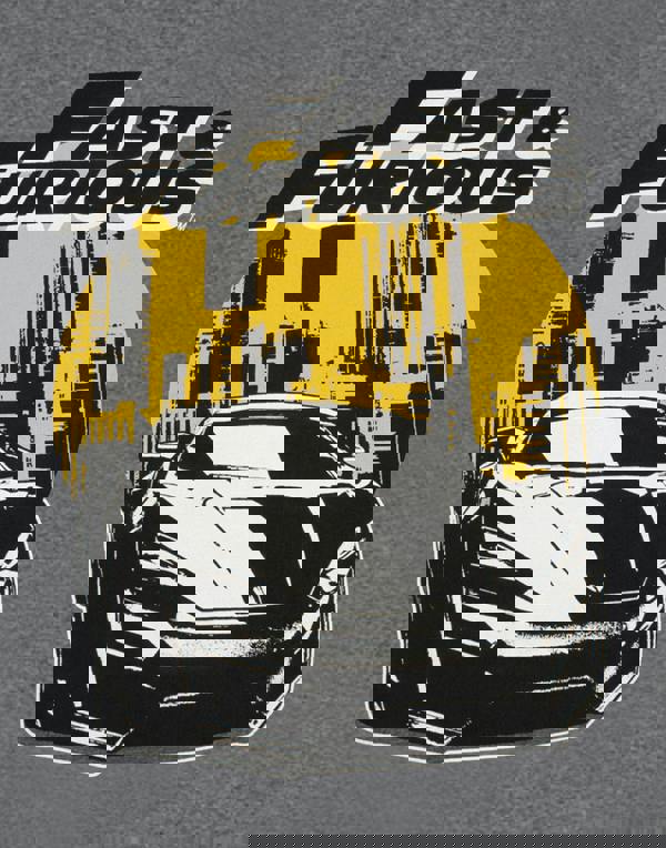 Fast And Furious Mens Grey Logo Short Sleeved T-Shirt