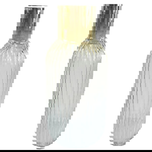 Leaf 100cm Pink Blossom White Rose Arrangement Glass Vase