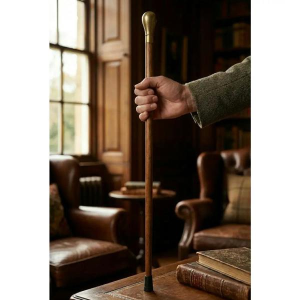 Handcrafted Victorian Style Wooden Walking Stick - TruClothing.com - 17