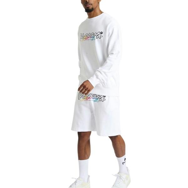 Money Mens Chop Vice Crew Neck Sweatshirt - White - 