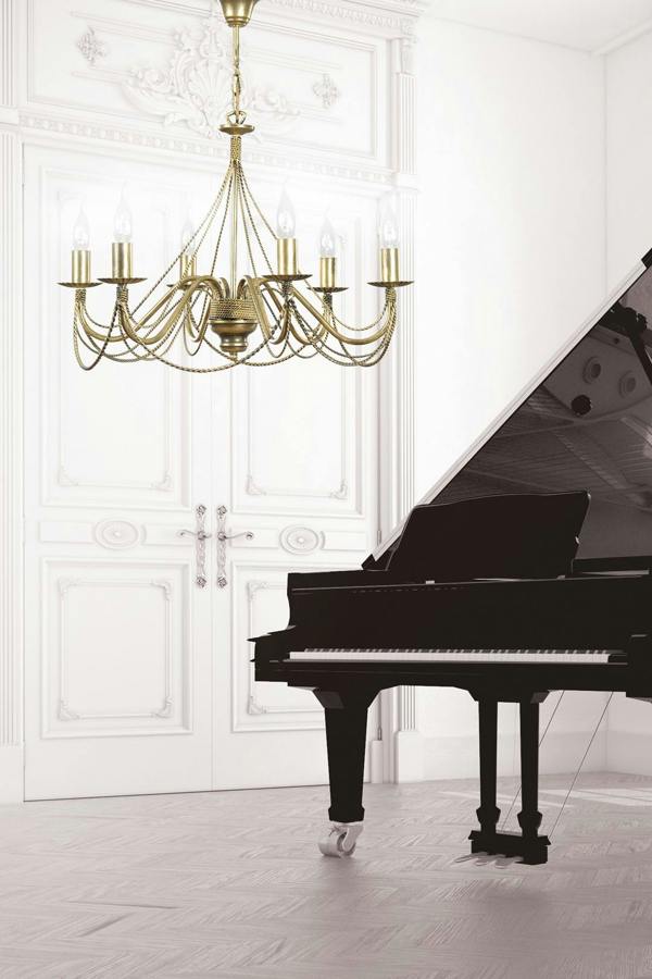 Emibig TORI Chandelier 5 x E14 Gold