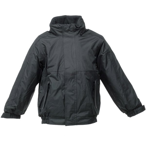 Regatta Kids/Childrens Waterproof Windproof Dover Jacket - Black/Ash