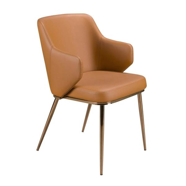Angel Cerdá Brown Leatherette Chair 4162