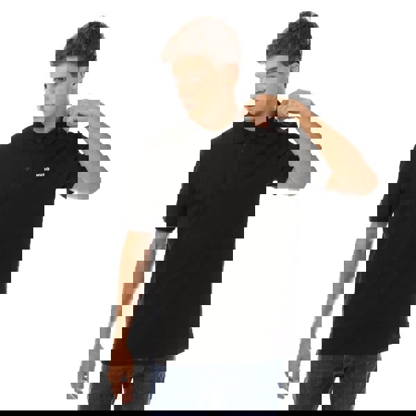 Hugo Mens Donos222 Polo Shirt - Black