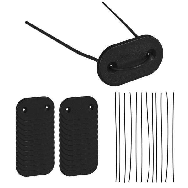 Fixing Kits for Privacy Screening & Fencing - Black - Evergreenery