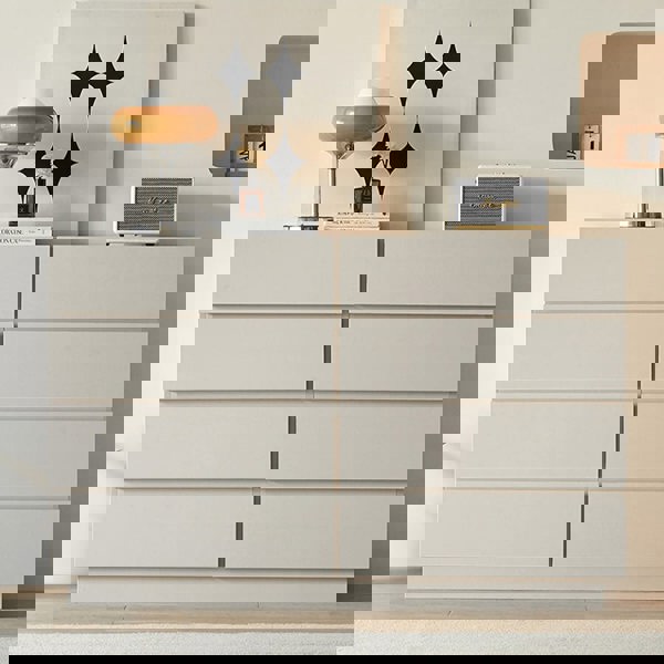 Salome Drawer Cabinet, White-Rit Concept-Rit Concept