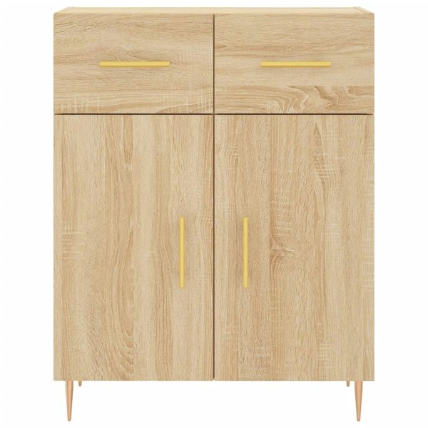 Berkfield Sideboard Sonoma Oak 69.5x34x90 cm Engineered Wood