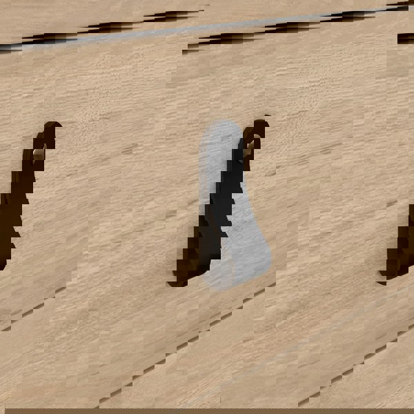 Furniture To Go Barcelona Desk 3 Drawers in Jackson Hickory Oak