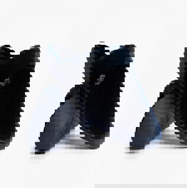 Totes Isotoner SPARKLE VELOUR HEELED MULE Womens Mule Slippers Navy