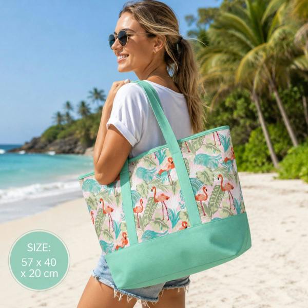 Lorenz XL Beach Bag with Mesh Covering