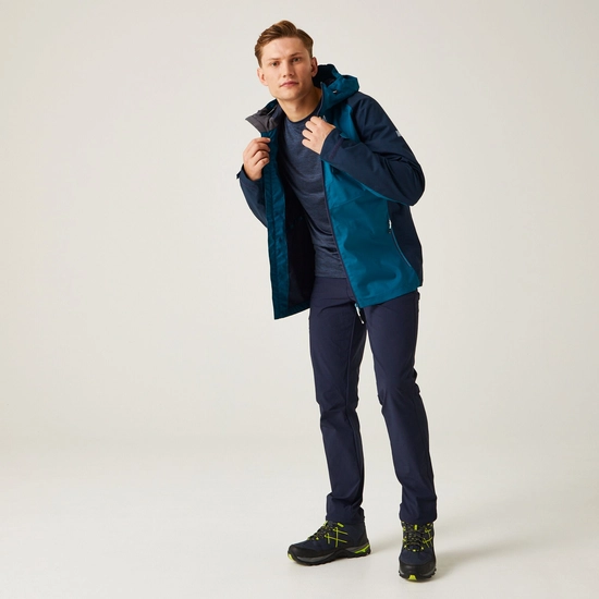 Regatta Mens Britedale Waterproof Jacket - Moroccan Blue/Navy