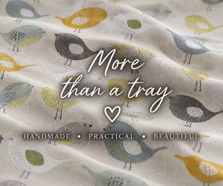 Made in the Mill Luxury Birds Lap Tray with Bean Bag