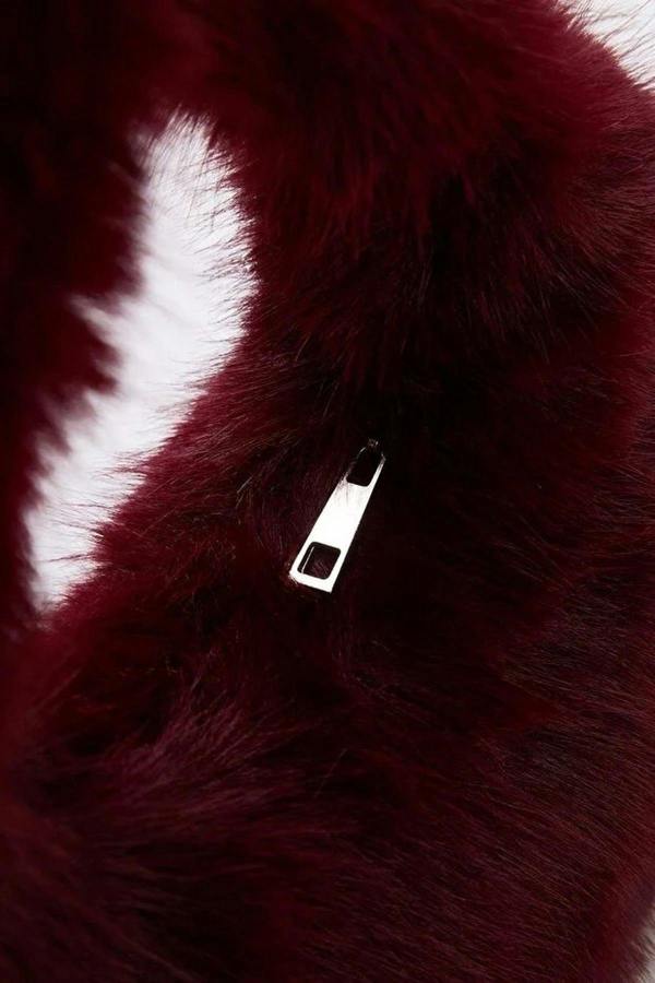 WOVCOR Faux Fur Women's Hand and Shoulder Bag