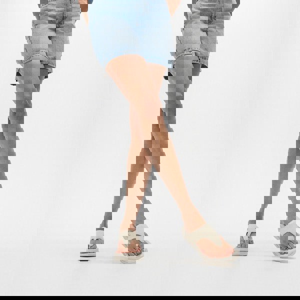 FitFlop F-MODE GO Womens Toe Post Sandals Paris Beige