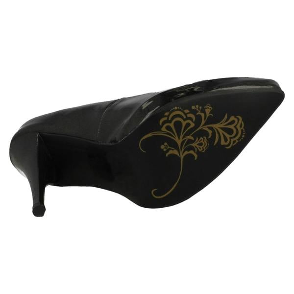 Spot On Ladies Spot On Pointed Toe Court Shoe