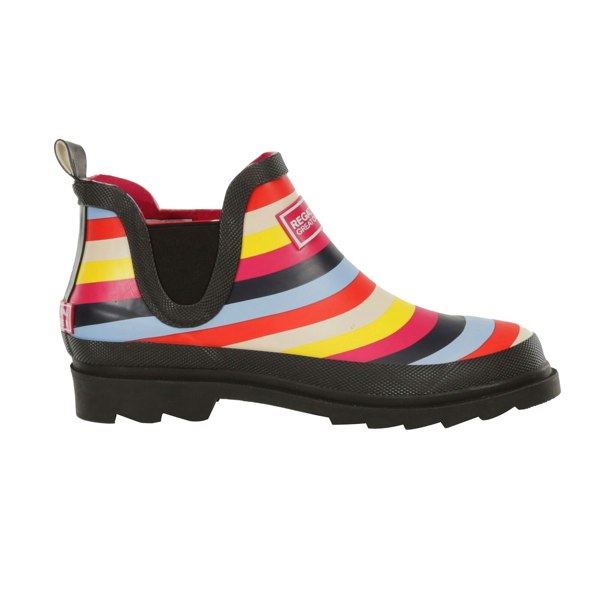 Regatta Great Outdoors Womens/Ladies Harper Low Cut Wellington Boots - Multicoloured Stripe