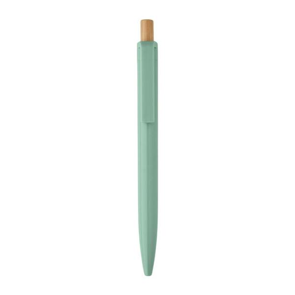 MidOcean Penu Bamboo Details Ballpoint Pen - Mint Green - 