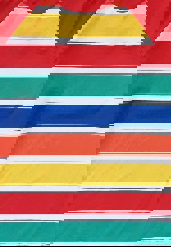 Happy Stripe Print Kids' Swim Rash Vest - Toby Tiger