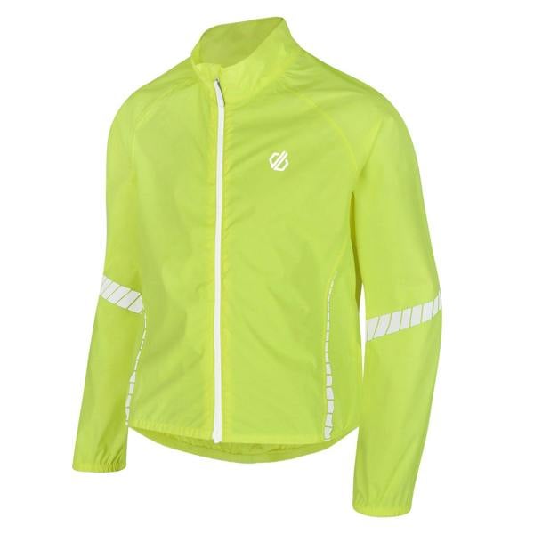 Dare 2B Childrens/Kids Cordial Reflective Cycling Shell Jacket - Fluro Yellow - 