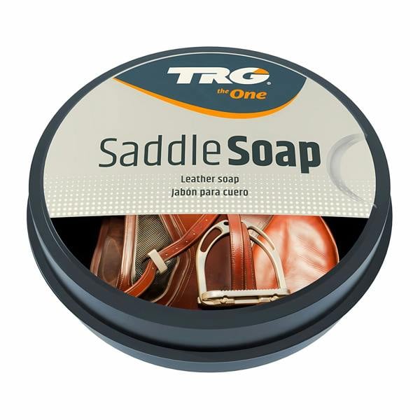 TRG Saddle Soap - Traditional Formula Leather Cleaner with Dual Action 100ml