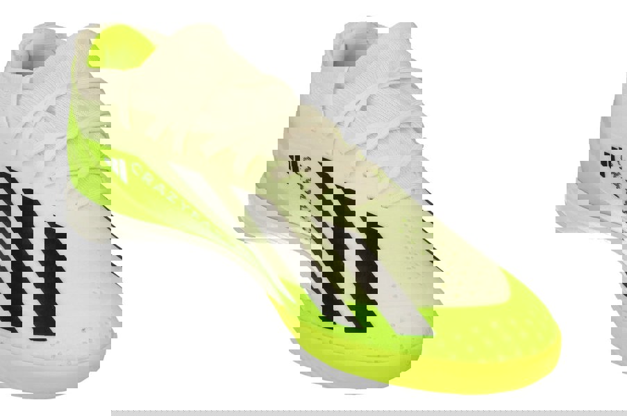 Adidas X Crazyfast.3 In Mens Football Boots Trainers ID9340 - White Black Lime Id9340 - Photo 3