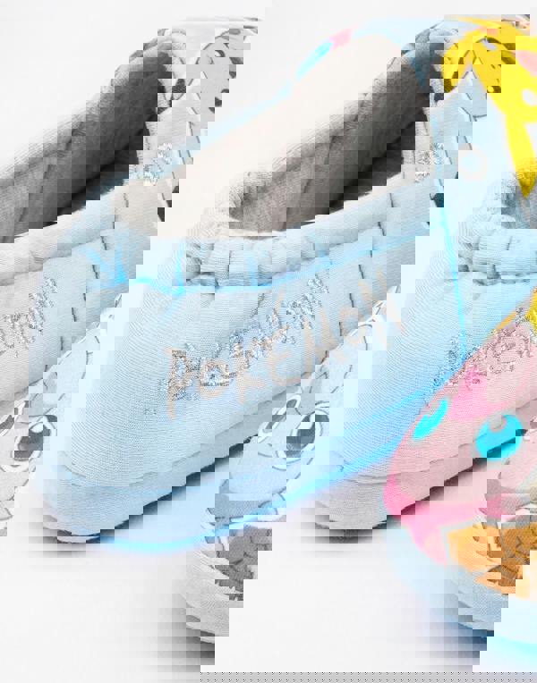 Pokemon Girls Blue Pikachu Slip On Loafer Slippers