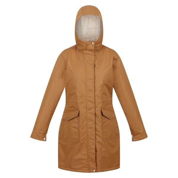 Regatta Womens/Ladies Romine Waterproof Parka - Rubber/Light Vanilla