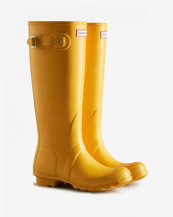 Hunter Original Tall Womens Wellies - Yellow