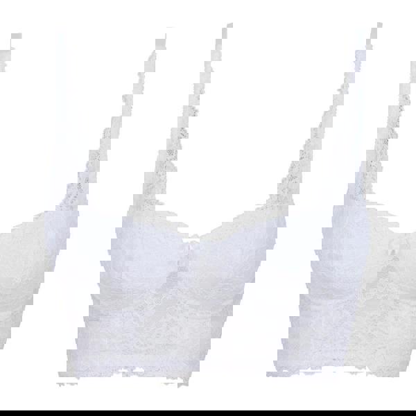 Little Women PERFECTLY YOU LONGLINE Non-Wired Bra in White