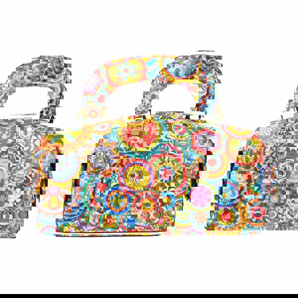 Embassy London Gazelle Mini - Signature Print - Women's mini bowling bag with handle and strap