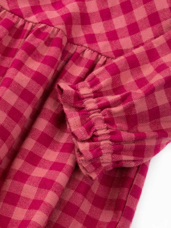 Kite Baby Organic Damson Check Dress And Pants