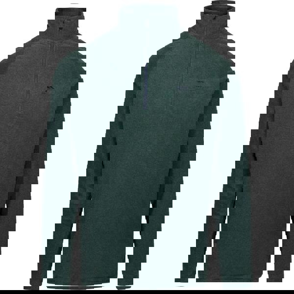 Trespass Mens Keynote Anti Pilling 1/4 Zip Fleece Top - Pine - 