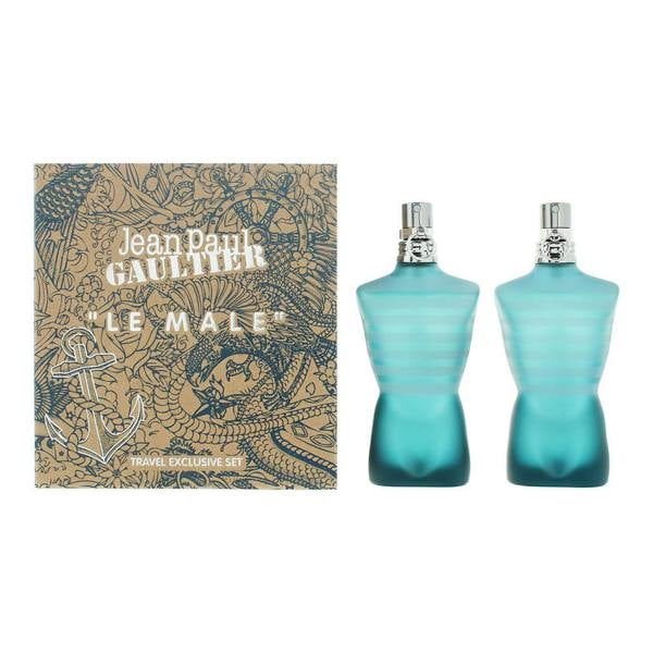 Jean Paul Gaultier Le Male Eau de Toilette 2 x 40ml Travel Gift Set for Him