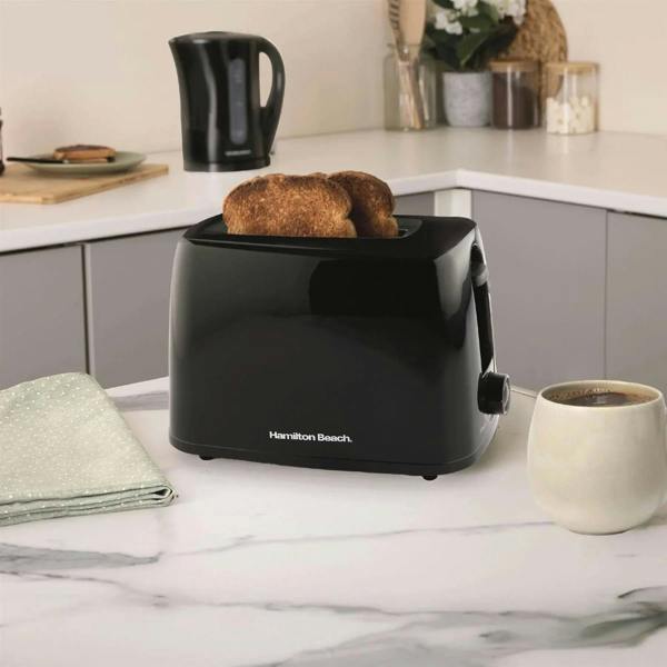 Hamilton Beach Essential 2 Slice Plastic Toaster - Black