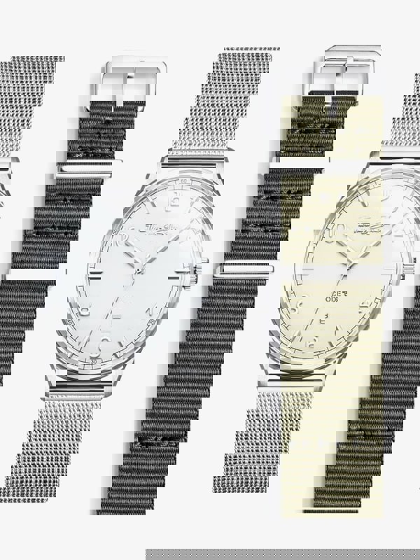 THOMAS SABO Code Nato Khaki Watch Strap ZWA0311-276-6-20MM